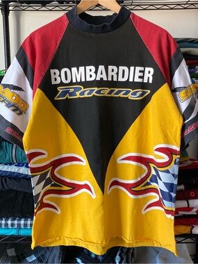 Vintage Sea Doo Racing T-Shirt Bombardier Water Craft AOP 1990s